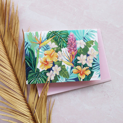 Glitter Floral Card