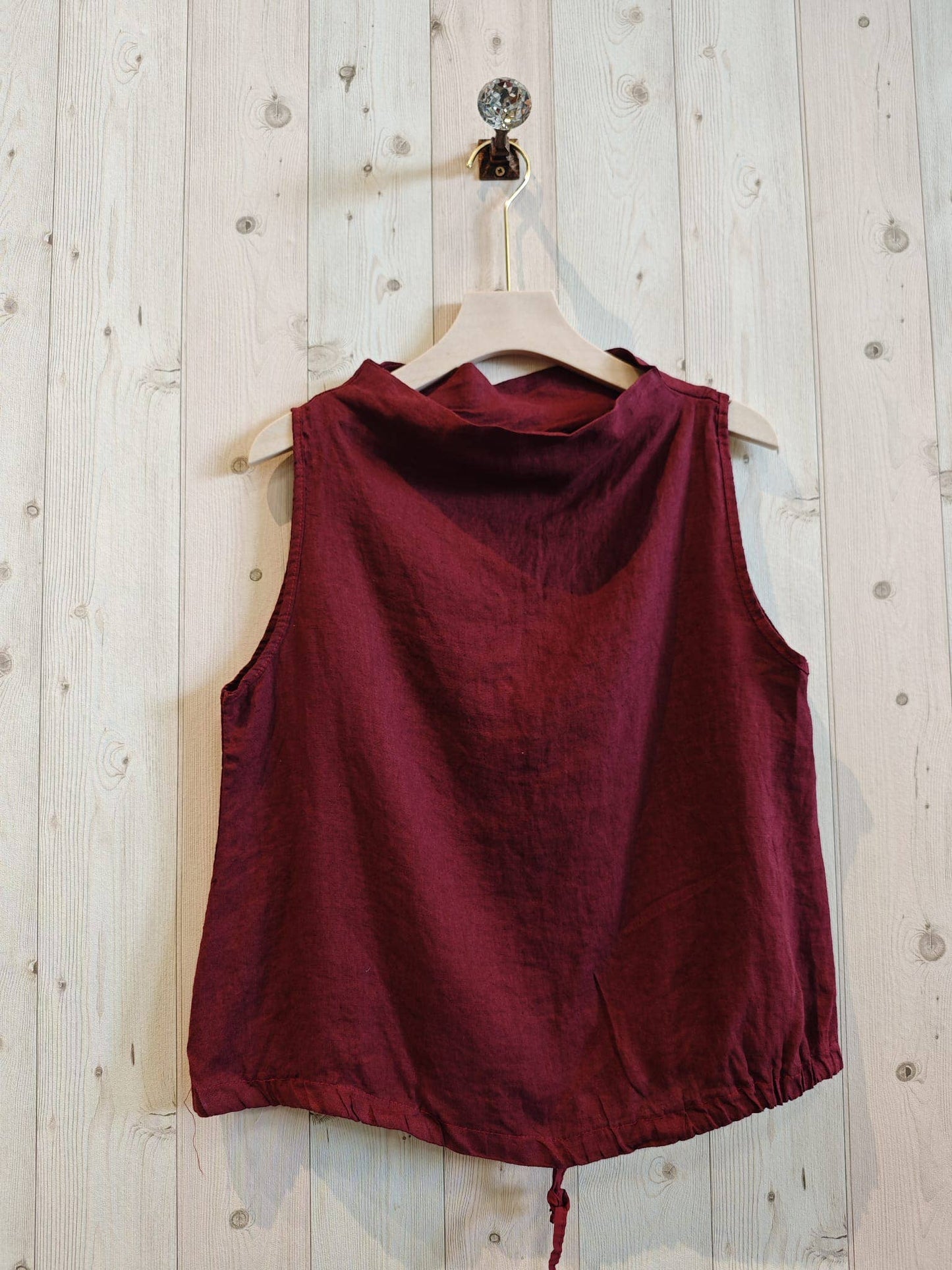REF 5189 SLEEVELESS BLOUSE 100% LINEN