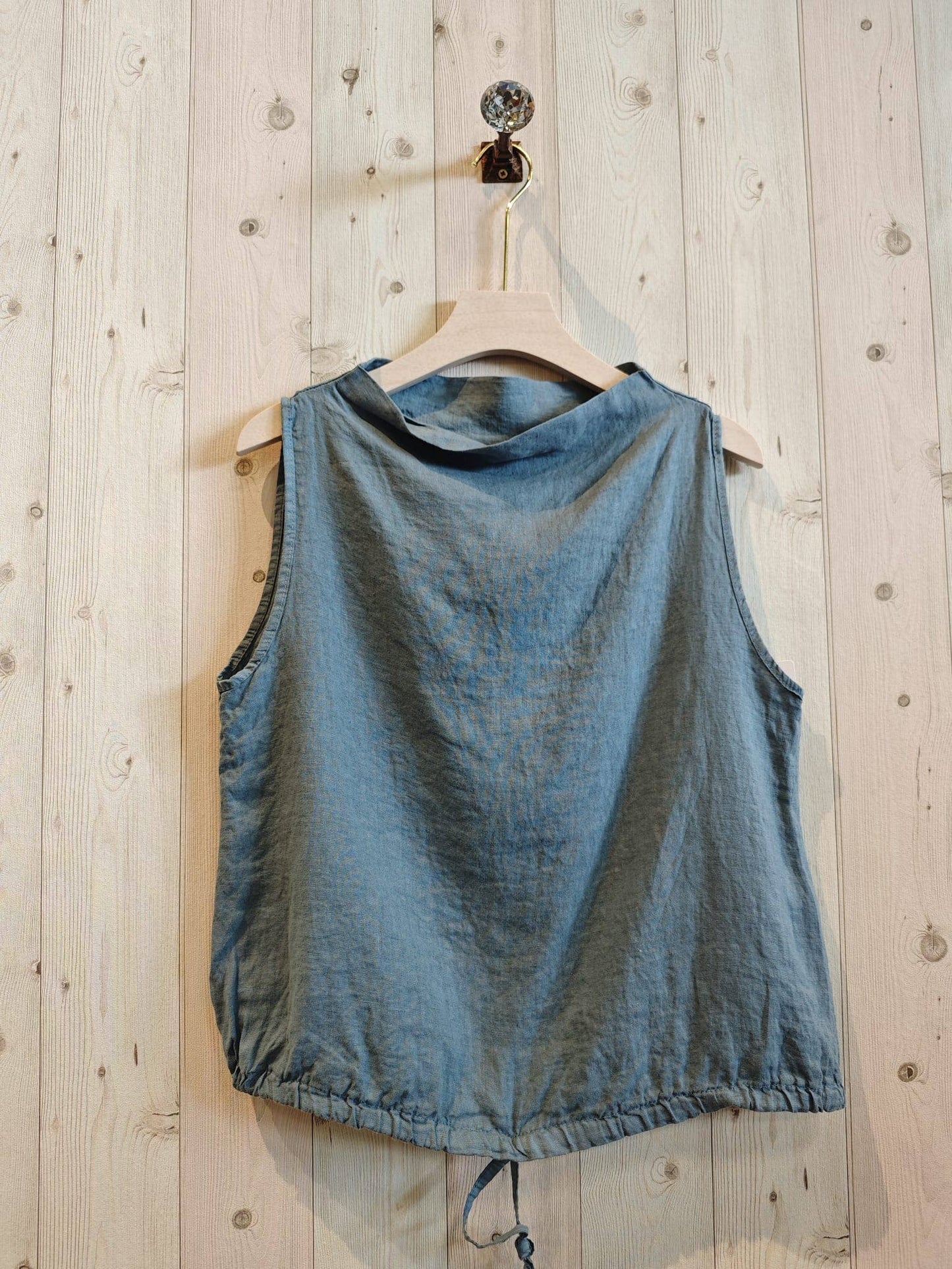 REF 5189 SLEEVELESS BLOUSE 100% LINEN