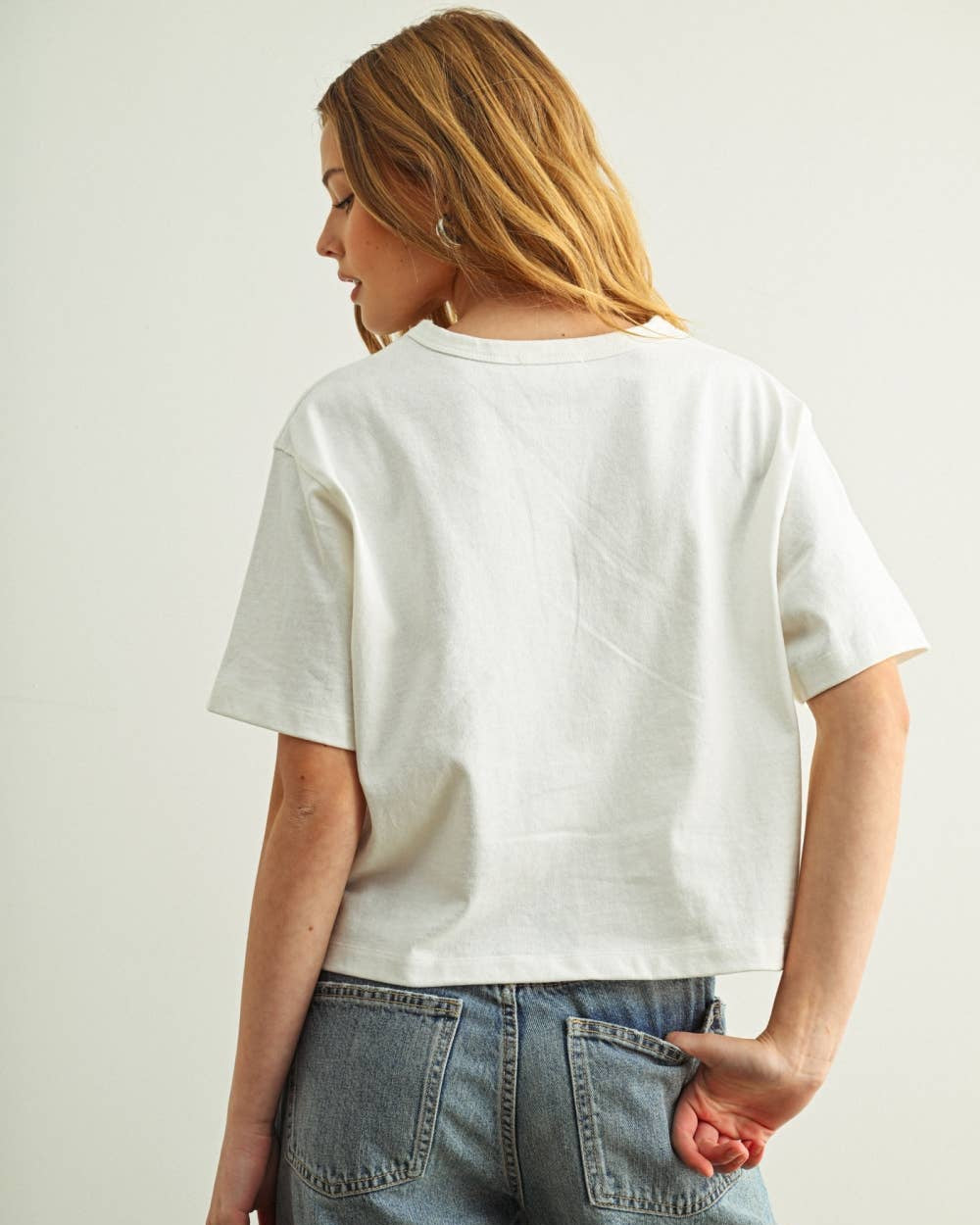Short Sleeved Linen Top