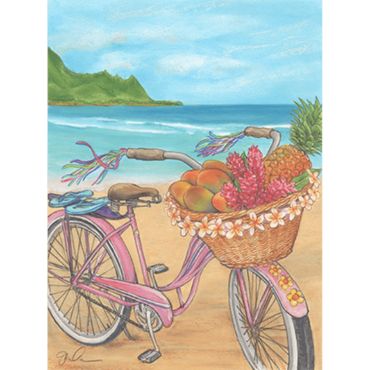 Hanalei Beach Cruiser Print