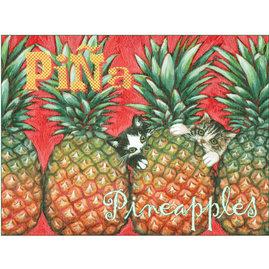 Pineapple Kittens Print