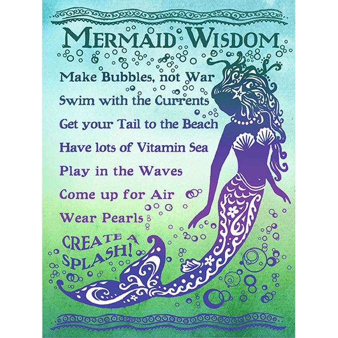 Mermaid Wisdom Print