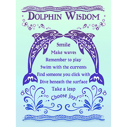 Dolphin Wisdom Print