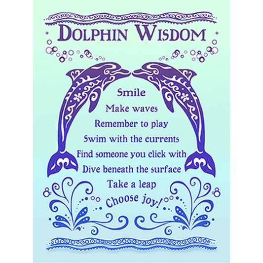 Dolphin Wisdom Print