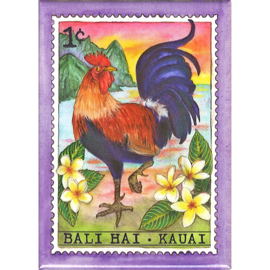 M-1 Rooster Bail Hai Kauai 1 cent Magnet