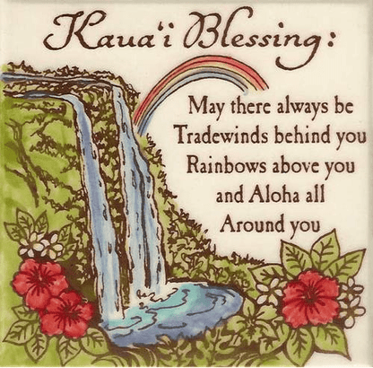 Kauai Blessing Waterfall Tile