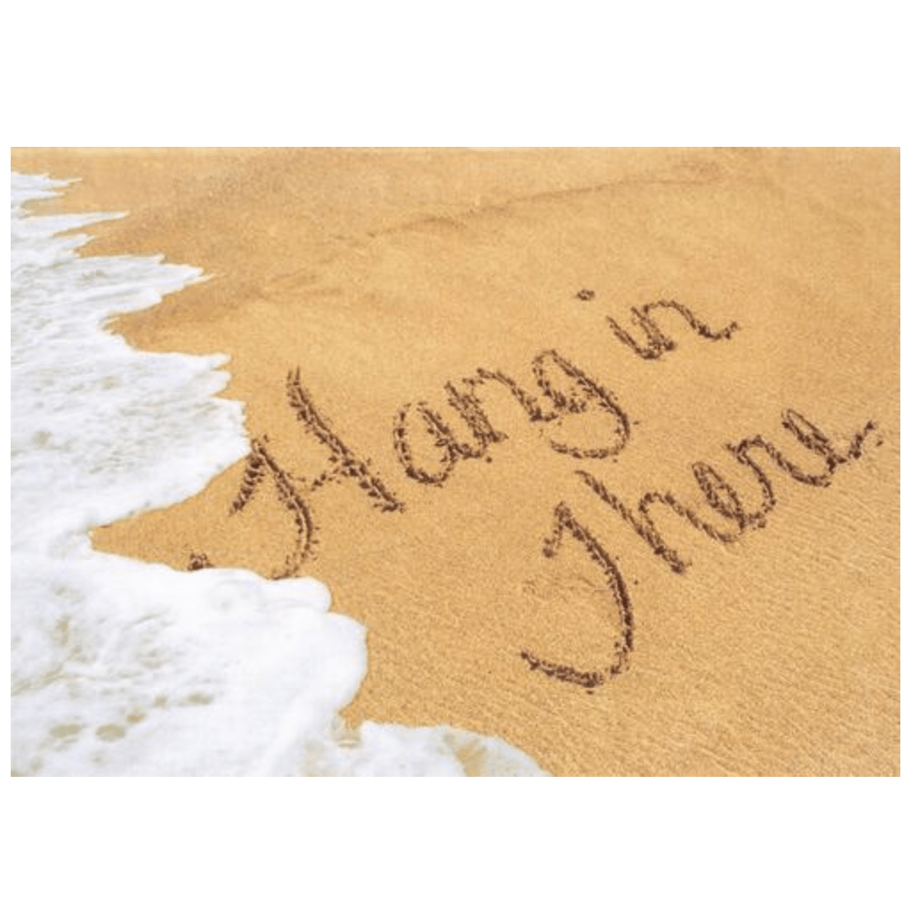 Hang in There (Kekaha Beach) Greeting Card