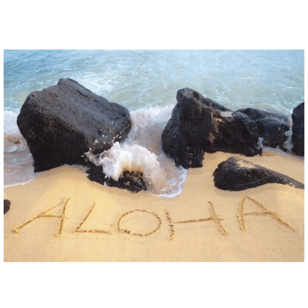 Aloha (Waiohai Point) Greeting Card