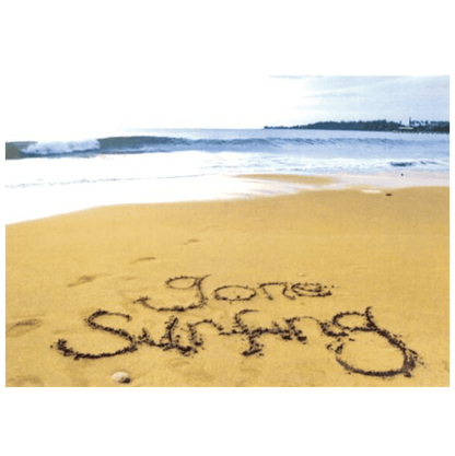 Gone Surfing (Waimea Beach) Greeting Card