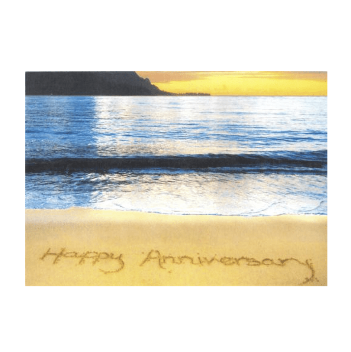 Happy Anniversary (Hanalei Bay) Greeting Card