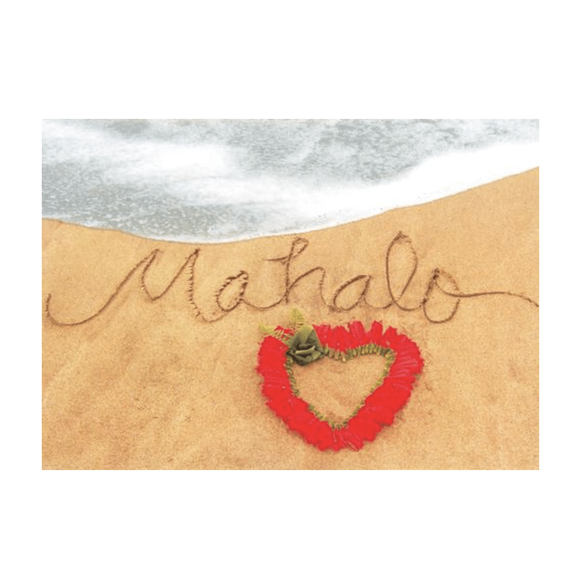 Mahalo (Kaumakani Beach) Greeting Card