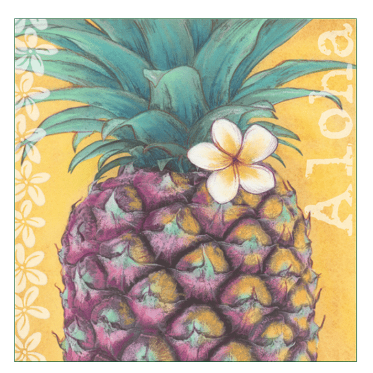 Aloha Pineapple Print