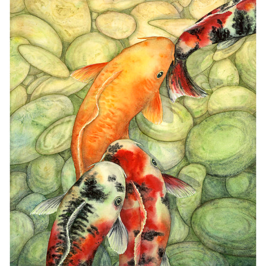 Swimming Up Giclee
